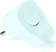 Pce 16a Ip20 Earthed Angle Plug 0-1 Connector White 9002215