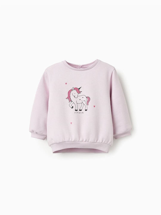 Zippy Kinder Sweatshirt lila