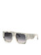 Philipp Plein Unisex Γυαλιά Ηλίου με Πολύχρωμο Κοκκάλινο Σκελετό και Γκρι Ντεγκραντέ Φακό SPP094M 09YL
