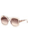 Philipp Plein Women's Sunglasses with Pink Frame and Brown Gradient Lens SPP065S 07T1