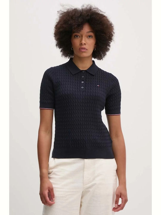 Tommy Hilfiger Femeie Polo Bluză Desert Sky