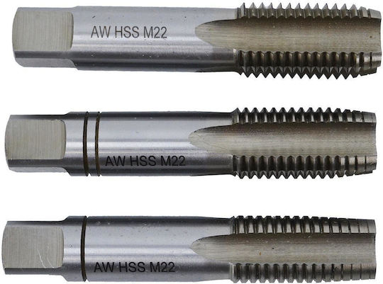 Awtools Tarod M2 Hss M18x2,50 Set 3 buc