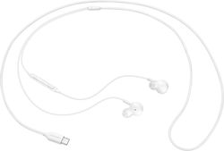 Samsung EO-IC100BWEGEU In-ear Handsfree Ακουστικά με Βύσμα USB-C Λευκό