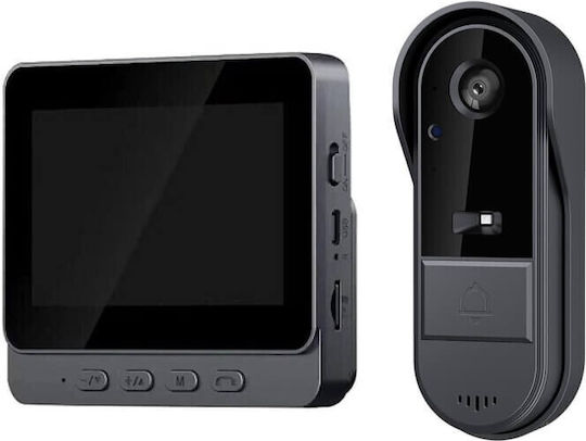 Wireless Audio Intercom Set Night Vision Screen 4.3 1080p 2.4g