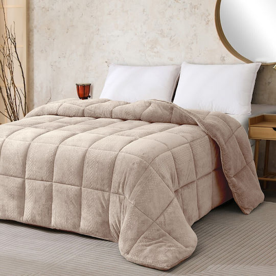 Melinen Κουβερτοπάπλωμα Μονό 160x220εκ. Beige 740 GSM 12 togs