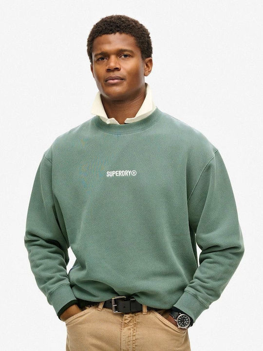 Superdry Φούτερ Γαλάζιο