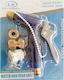 Metal High-Pressure Water Spray Gun Set 4pcs 3 Connectors 13807-033