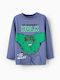 Kids' Shirt Long Sleeve Blue