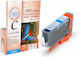 Compatible Inkjet Printer Ink Canon CLI-526 C Cyan 1pcs