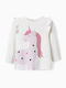 Zippy Kids Blouse Long Sleeve Ecru