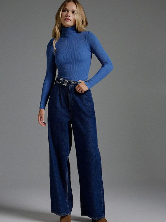 Regina Women's Jean Trousers in Regular Fit Blue Denim