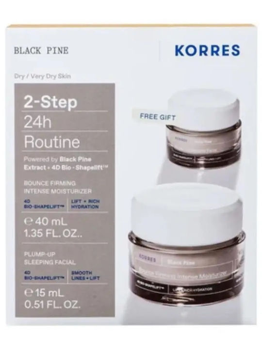 Korres Black Pine 24h Routine Комплект за грижа за кожата за Стягане на кожата 2бр