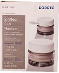 Korres Black Pine Skin Care Set for Firming with Face Cream