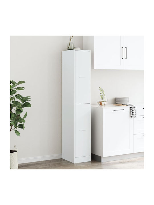 Bodenstehender Schrank White 30x41x174.5cm