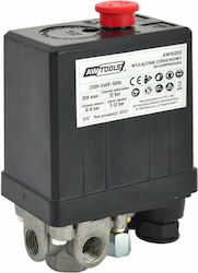 Awtools Kompressor Druckschalter 230V 3 Eingänge 1/4"