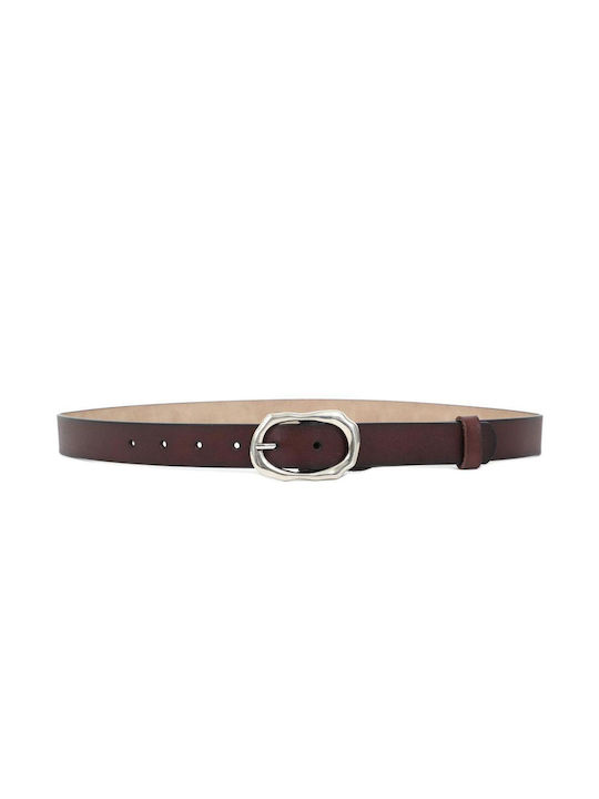 Doca Leather Women's Belt Brown