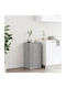 Vidaxl General Purpose Drawer Unit Grey Sonoma 40x41x77.5cm Engineered Wood 1 Piece Grey