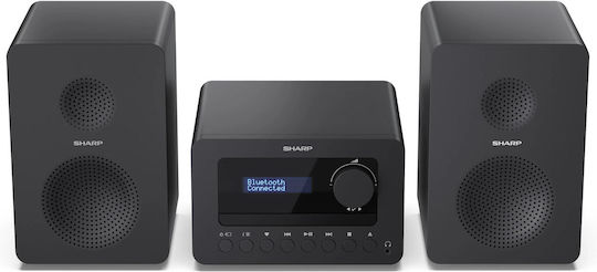 Sharp Аудиосистема 2 XL-B514 20W с CD Player, WiFi и Bluetooth Черен