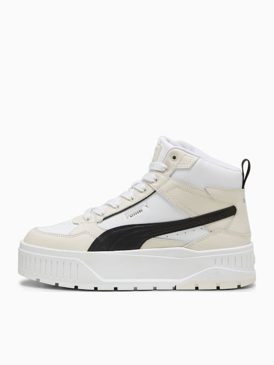 PUMA Karmen Ii Idol Damen Flatforms Stiefel Weiß