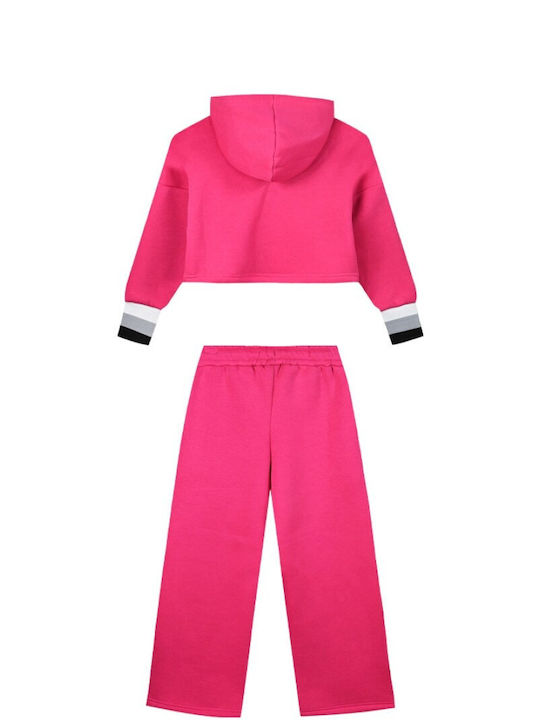 Energiers Kids Set with Pants Winter 2pcs Fuchsia Φούτερ