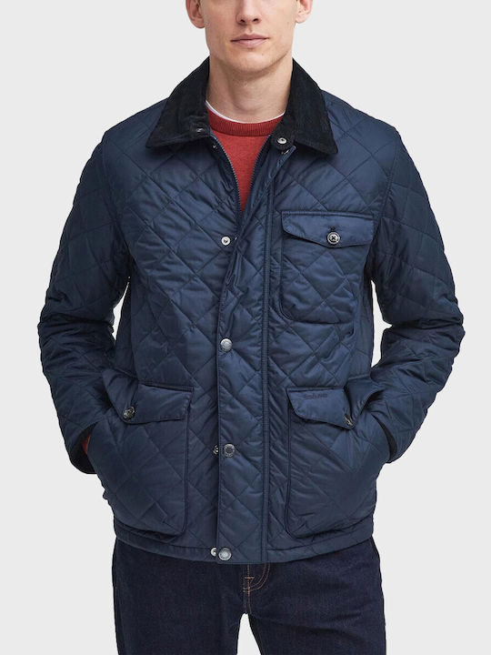 Barbour Geacă pentru bărbați Puffer Blue