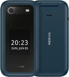 Nokia 2660 Flip Dual SIM (48MB/128MB) Mobile Phone with Buttons Blue