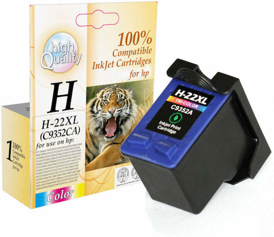 Cartuș de cerneală compatibil pentru imprimante InkJet HP C9352CE 22XL Multiplu (culoare) 1buc