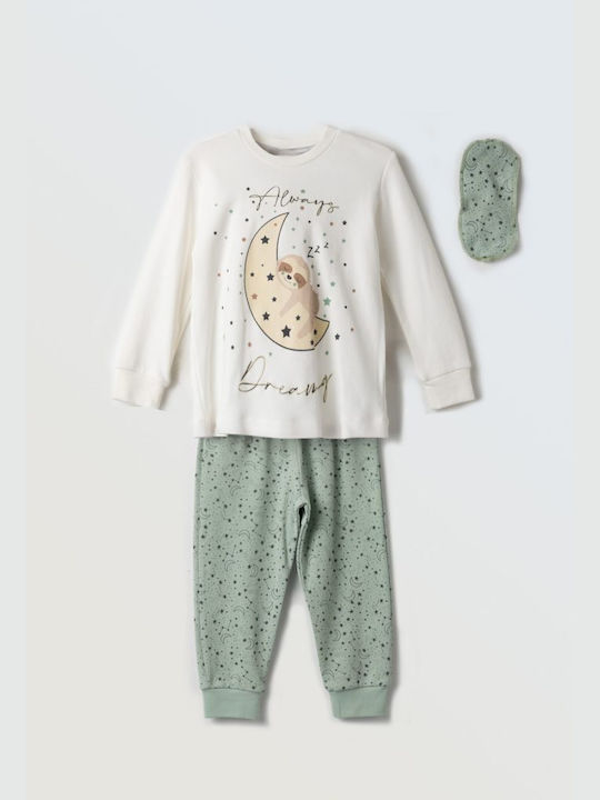 Evita Pijama pentru copii De bumbac White