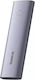 Baseus Flyjoy Case for Hard Drive M.2 SATA III Gray