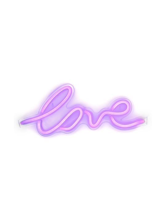 On Usb Decorative Lamp Love Neon