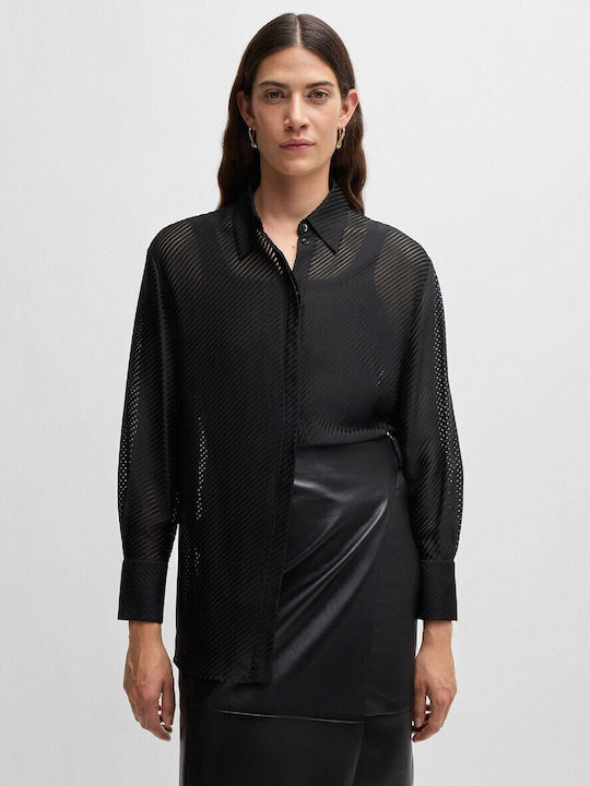 Baredana2 Women's Long Sleeve Shirt Black