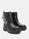 Luigi Suede Women's Ankle Boots Black