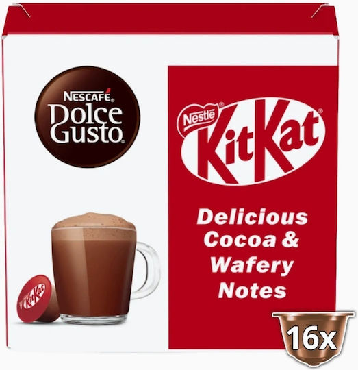 Nestle Kapseln Schokolade Dolce Gusto Kompatibel mit Maschine Dolce Gusto 16Mützen