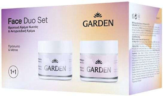 Garden Face Duo Skin Care Set for Αnti-ageing & Moisturizing 2pcs