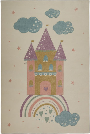 Viokarpet Kinder Teppich Ecru 160x230cm