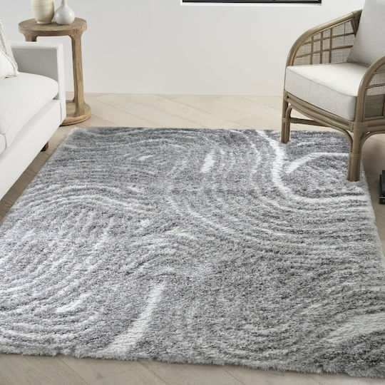Saray Home Χαλί Ορθογώνιο Shaggy Γκρι 160x210cm