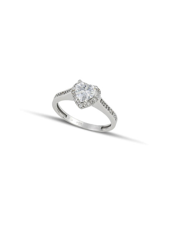 Themelidis Jewels Μονόπετρο από Λευκόχρυσο Themelidis Jewels Μονόπετρο από Λευκόχρυσο