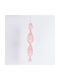 Hängender Stalaktit Ornament Acryl Rosa 3x19cm