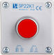 Control Cassette 1-hole Red 1r Gray Ip65 1x Membrane M20 Sp22k1 02-1