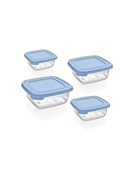 HS Aqua Lunchbox Kunststoff 4Stück