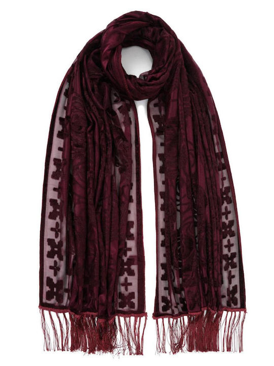 Doca Women's Scarf Burgundy