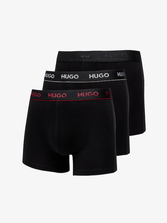 Hugo Boss Ανδρικά Μποξεράκια Μαύρα 3Pack