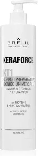Pflegende Pflege Prelude Alle Haartypen Brelil Professional Keraforce 500 ml