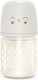 Suavinex Glass Baby Bottle Anti-colic with Silicone Teat for 0-6 Months Beige 120ml