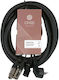 Onsei Cable XLR male - XLR male Μαύρο 10m (ON-PA3100)