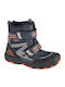 Blackpool Tex K Kids Boots with Velcro Navy Blue