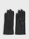 Hugo Boss Women's Leather Gloves Black