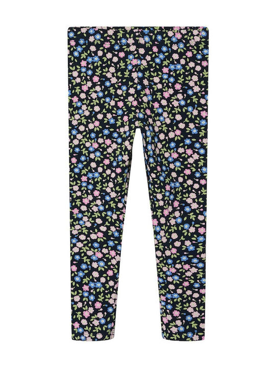 Name It Kids Long Legging Floral Navy Blue