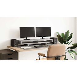 vidaXL Schreibtisch Halterung für 2 Monitore Ho...