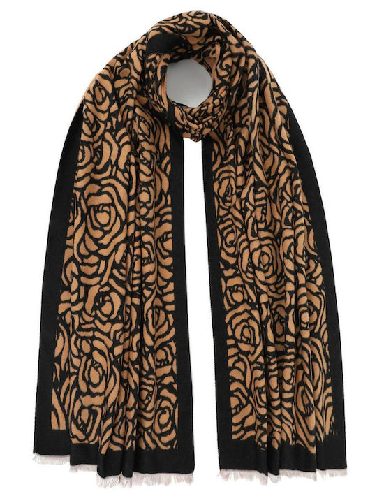 Doca Women's Wool Scarf Black